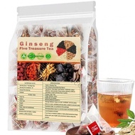 Stok SG Ginseng Five Treasure Tea-Intentionalk Ginjal Teh Formula Ginseng ENAM Teh Harta Karun, Teh 