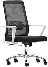 Office Chair Computer Desk And Chair Ergonomic Office Chair High Back Mesh Gaming Chair Lifting Swivel Chair Work Chair Game Chair (Color : Black) hopeful