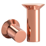 (XCF-)Copper countersunk head rivets GB869 percussion type flat head flat cone head solid rivets Cop