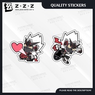 Starlight - Billy Kid - Zenless Zone Zero Waterproof Emoji Stickers