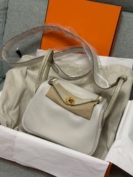 (現貨) Hermes Mini Lindy Touch 珍珠灰 Gris Perle Swift/Alligator