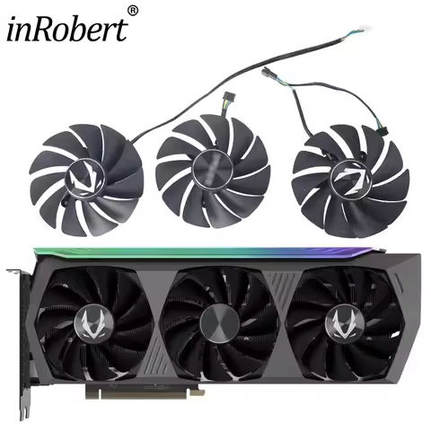 RTX 3070Ti 3080Ti Cooler Fan Replacement For ZOTAC RTX 3070 3080 3090 Trinity OC Graphics Card Cooli