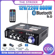 【Ready stock】BT-298A Bluetooth EQ Audio Amplifier Karaoke Home Theater FM Radio 600w amplifier BT 29