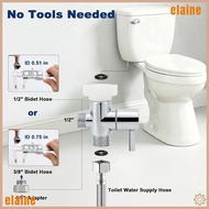 ELAINE Bidet T Adapter, Solid Brass Shut- Valve 3-Way T Valve, Premium Chrome  Durable Brass T Adapt