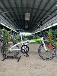 จักรยานพับ tern N8 สีขาวเขียว สภาพดี