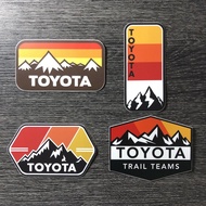 x4 Vintage themed Toyota Mountains Sticker Pack Tacoma Tundra 4x4 4WD SR5 4Runner