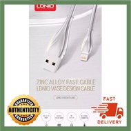 LDNIO LS28 / 2.4A FAST CHARGING / DATA TRANSFER 1M VASE DESIGN CABLE
