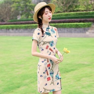 Cheongsam /   cheongsam 2020 girls daily short improved version dress