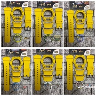 SET BNB MAT MOTO G7900 CUSTOM KUNING BNB + FP + BL + BUCKLE JAPAN FOR ORIGINAL GSHOCK