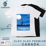 CANADA SOUVENIR T-Shirt WEAR64 CANADA STATETAG 24s Combed Cotton T-Shirt SOUVENIR PREMIUM GIFT