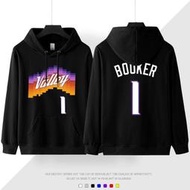 🏀布克Devin Booker長袖連帽T恤上衛衣🏀奪命書生NBA太陽隊Adidas愛迪達運動籃球衣服大學純棉T男83