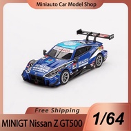 New In Stock Minigt 1:64 Nissan Z Gt500 #24 Alloy Miniature Diecast Model S15 Silvia Top Secret D1gp