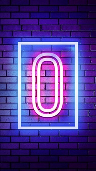 Pajangan Kamar Huruf Alfabet Neon Abjad Nama Aesthetic  / Hiasan Dinding Cowok Cewek / Poster Keren 