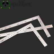 QUILLAN L Shape Ruler Woodworking Educational Metal Stainless Steel Double Sided School Supplies Str