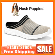 Hush Puppies shoes ผู้ชายรองเท้าผ้าใบรองเท้าผู้ชายผ้าใบกีฬารองเท้าผู้ชาย Kasut สไลด์ผู้ชายขนาดใหญ่ขน