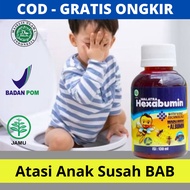 NEW PRODUK!!!! Hexabumin Madu Plus Albumin, Obat Herbal Susah Bab Anak, Sembelit Untuk Anak, Sulit B