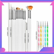 Nail Art Brush Dotting Pen 20in1 Tools Set