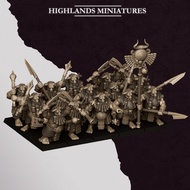 Marduk Cultists-Sons of-Humanoid Dwarf/32mm scale 3D printed miniature HLM