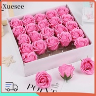 XUESEE 25Pcs Soap Rose Flower, Wreath Making Handmade Gift Foam Rose, Romantic Five Layer Rose Reali