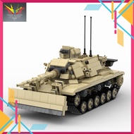 MOC Assembly Toy Military Model Army Tank M60A1 Tan