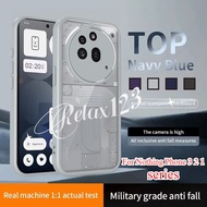 For Nothing Phone 3A Pro 5G 2025 Minimalist Clear Hard Plain Edge Phone Case For Nothing Phone 3A 3A