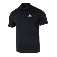 Underarmour Icon Polo Mens Golf Fashion Short-Sleeved Business Casual Polo Shirt Tennis Sports T-Shi