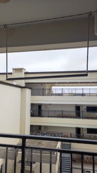 伸縮不銹鋼晾衣架