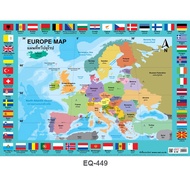 European Map Paper Poster EQ-449