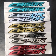 CB150R FIBER RAISED emblem/ CB150R embossed sticker/Lis CB150R sticker polet SELLING AND