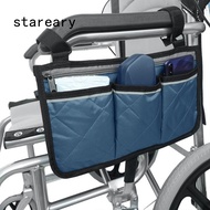 SY Wheelchair Side Bag Portable Armrest Pouch Organizer Bag Stroller Hanging Bag Large Capacity Storage Bags