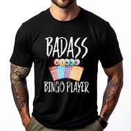 Pakaian Pemain Bingo, t-shirt grafik untuk lelaki, t-shirt Tahun Baru, t-shirt grafik, t-shirt seles