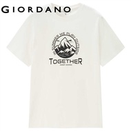Men's GIORDANO Cotton T-Shirt 1 Print