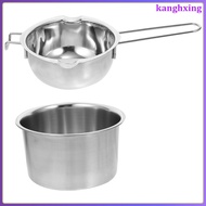 Chocolate Wax Melting Pot Making Pots Double Boiler for 28.00X16.00X7.00CM Silver  kanghxing
