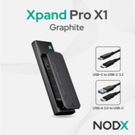 NODX E02032 XPAND PRO X1 CASING ENSURE M.2 NVME SSD DUAL PROTOCOL USB-A & USB-C GRAPHITE ORIGINAL OF