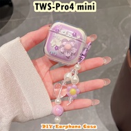 【Fast Shipment】For TWS-Pro4 mini Case DIY Cartoon Creative Soft Silicone Earphone Case Casing Cover