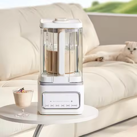 Low Noise Automatic Soybean Milk Maker Machine & Nut Milk Maker Blender Vegan Oats Coconut for Milk 