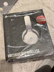 Corsair Virtuoso RGB Wireless 白色無線電競耳機