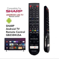 SHARP LED  Android TV /Smart TV Remote Control GB238WJSA Compatible With GB326WJSA, GB105WJSA ,GB179