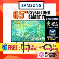 [ KETUPAT POINT BY REDEMPTION💚] [FREE TV BRACKET &amp; HDMI CABLE] Samsung 65" / 85"  CU8000 4K UHD Smart TV UA65CU8000KXXM