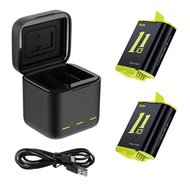 The charger is suitable for gopro hero11 battery storage and charging box for gopro9 battery charger set