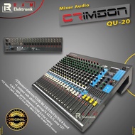 Mixer Audio 20 Channel CRIMSON QU-20 QU20 Original Bluetooth USB EQ