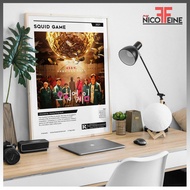 [Poster Only] Squid Game 2021 Korea KDrama Minimal Retro Style Movie Art Large Poster Print / Wall A