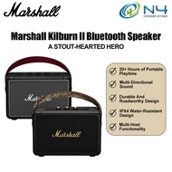 Marshall Kilburn II Portable Bluetooth Speaker Outdoor Audio Gold Black Bluetooth Speaker Heavy Bass