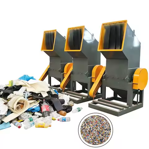 Automatic High-Power Motor Shredder Plastic Granulator for PP/PET Film & Bag Recycling