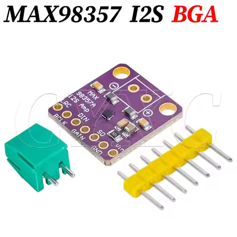 10-1PCS MAX98357 I2S 3W Class D Amplifier Breakout Interface DAC Decoder Module Filterless Audio Boa