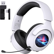 Gtheos 2.4GHz Gaming Headset Wireless for PS5, PS4, PC, Switch, Fortnite/Starfield/FPS Gamers, Bluet