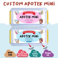 Custom Mini Pharmacy Box P3K Travel Size