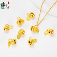 916 gold Bell Pendant/Prosperity & Blessing Bell Pendant for women man