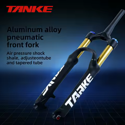 TANKE MTB Air Fork, 26/27.5/29 Inch Rebound Adjustable, 120mm Travel Quick Release Front Suspension