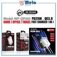 WK DESIGN WP-QPU82 PD20W.QC3.0 Fast Charger